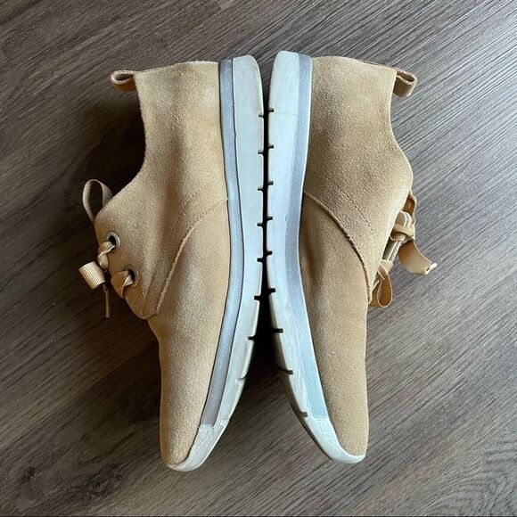 ERIC MICHAEL- Suede Sneakers Tan Size 40 - Picture 3 of 8
